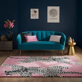 Climbing Jaguar Modern Handmade Wool Area Rug | Avyay Rugs