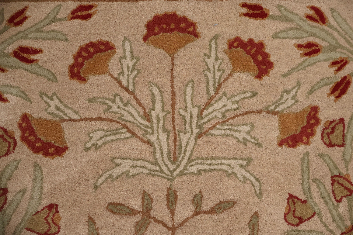 Handmade Adeline Tulip Wool Area Rug | Avyay Rugs