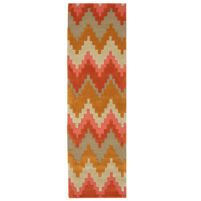Hand Tufted Wool Area Rug – Modern Geometric Abstract Design
